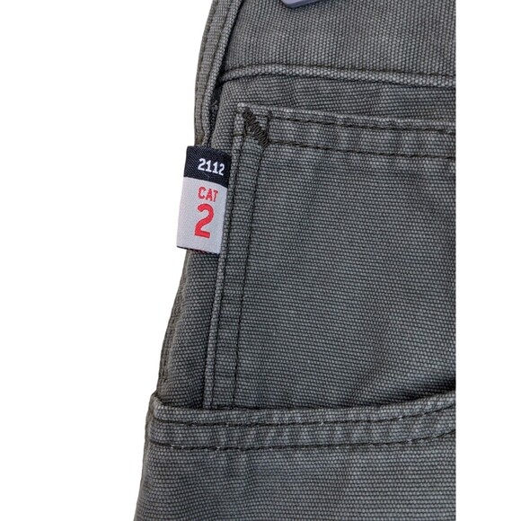 NWT Carhartt Original Fit Fire Resistant Cat2 Canvas Work Pants Gray - Picture 6 of 11